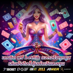 เครดิต ฟรี betflik แจกจริงทุกยูส เล่นยังไงก็คุ้มค่าเงินลงทุน
